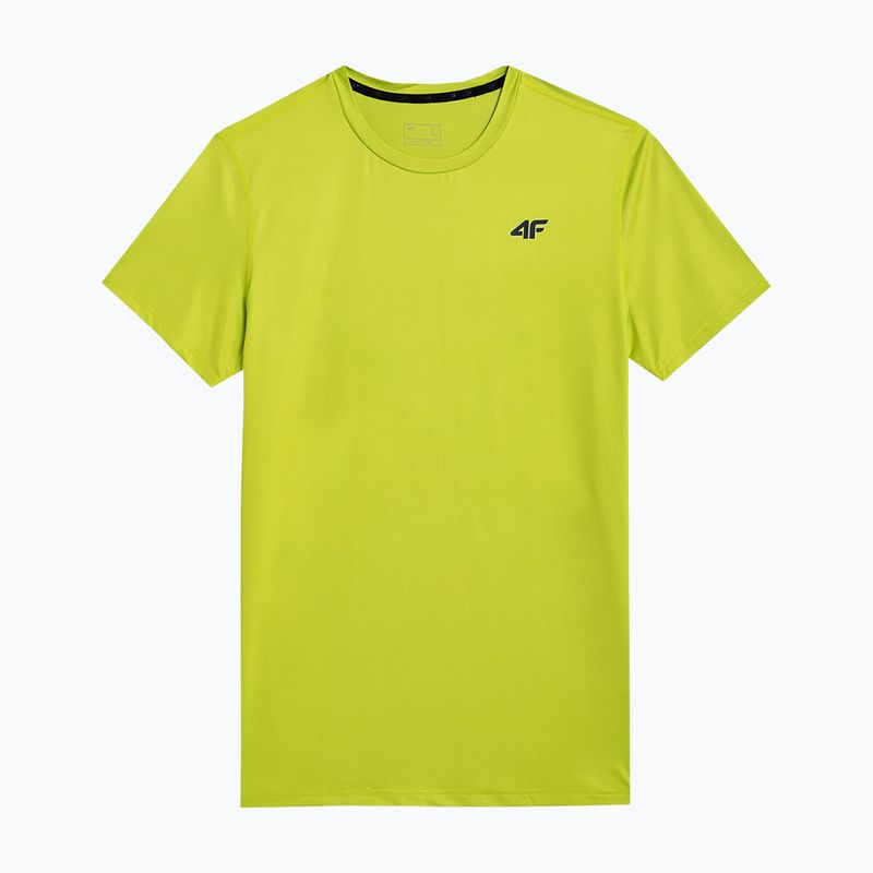 Tricou de antrenament pentru bărbați 4F M448 verde canar