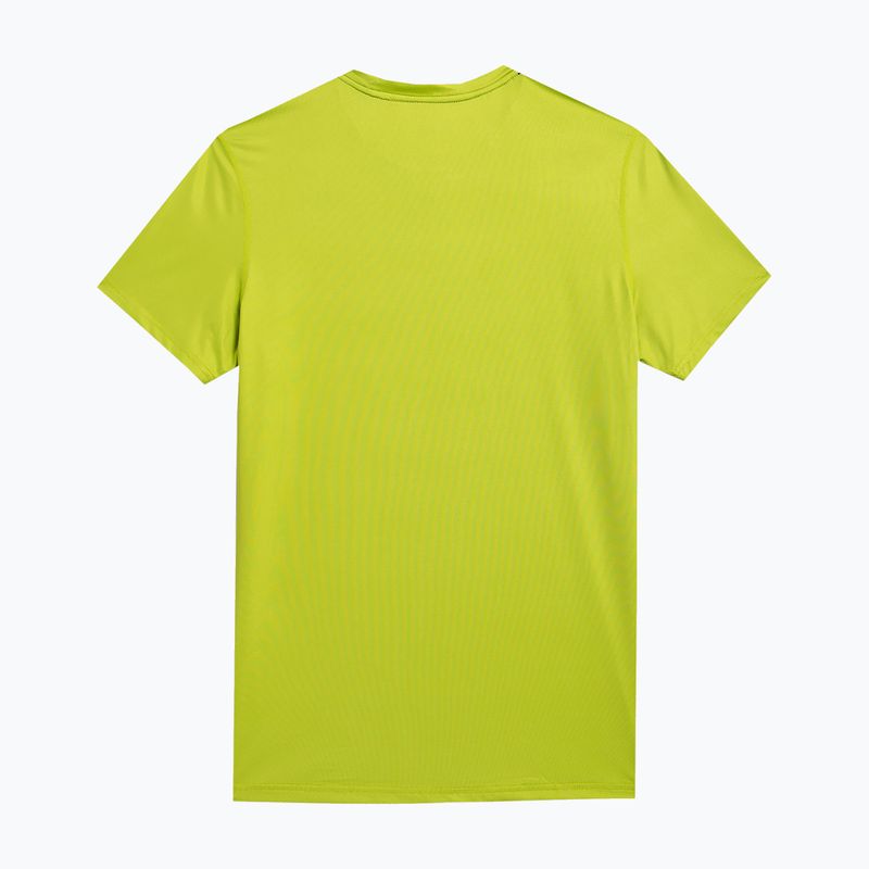 Tricou de antrenament pentru bărbați 4F M448 verde canar