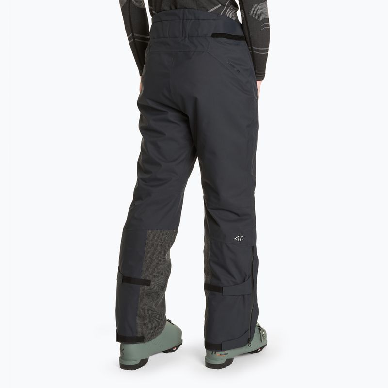 Pantaloni de schi pentru bărbați 4F M343 negru 2