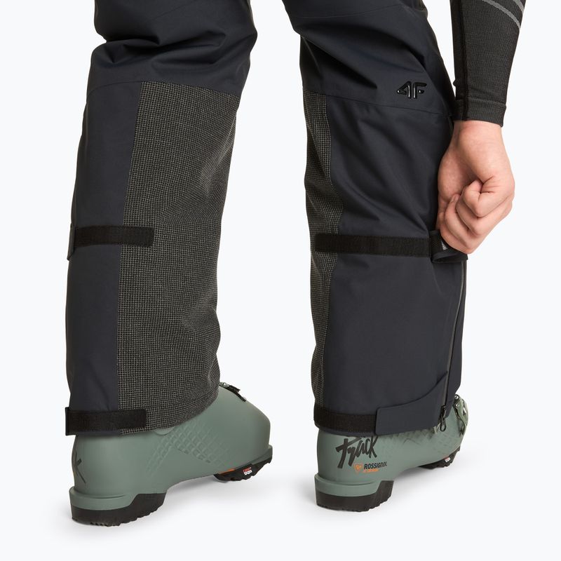 Pantaloni de schi pentru bărbați 4F M343 negru 6