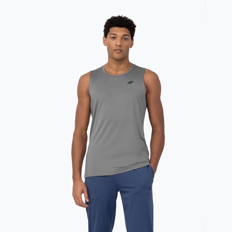 Tricou de antrenament pentru bărbați 4F M447 gri