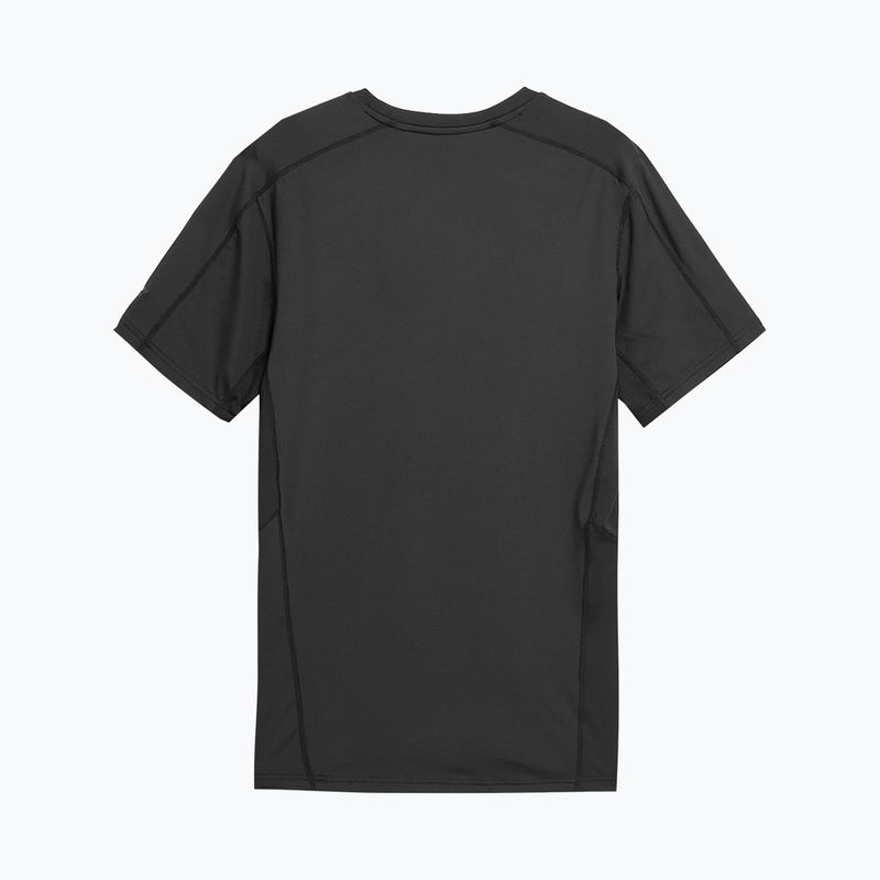 Tricou de antrenament pentru bărbați 4F M451 negru închis 2