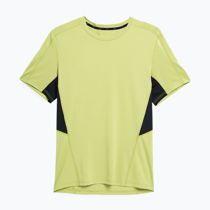 Tricou de antrenament pentru bărbați 4F M451 verde canar