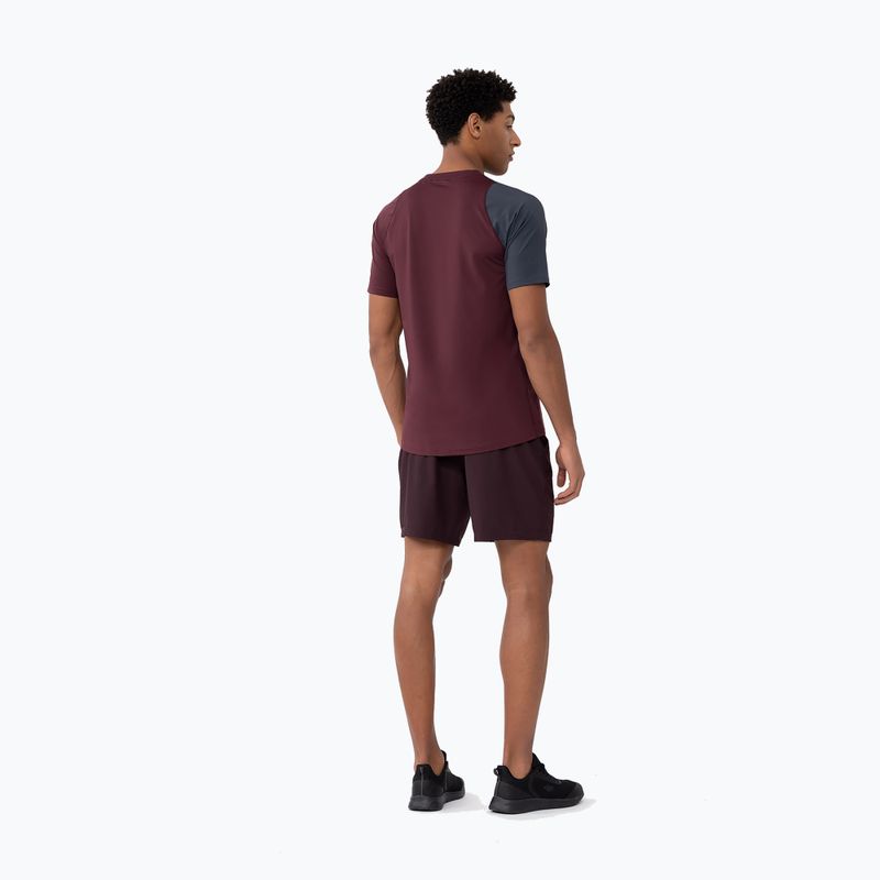 Pantaloni scurți pentru bărbați 4F M290 burgundy 2