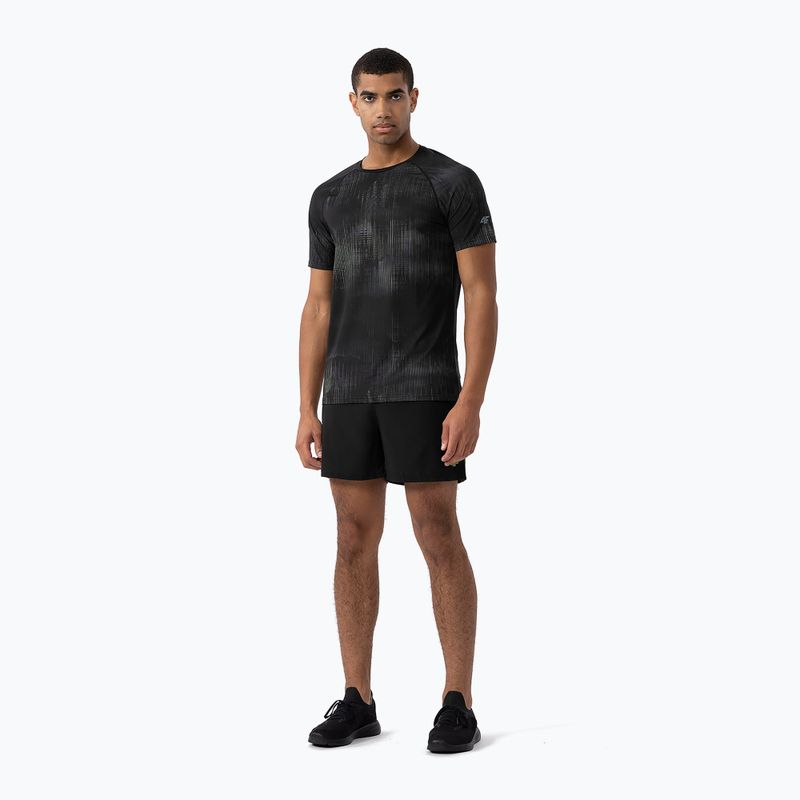 Tricou de antrenament pentru bărbați 4F M455 multicolor 2 allover