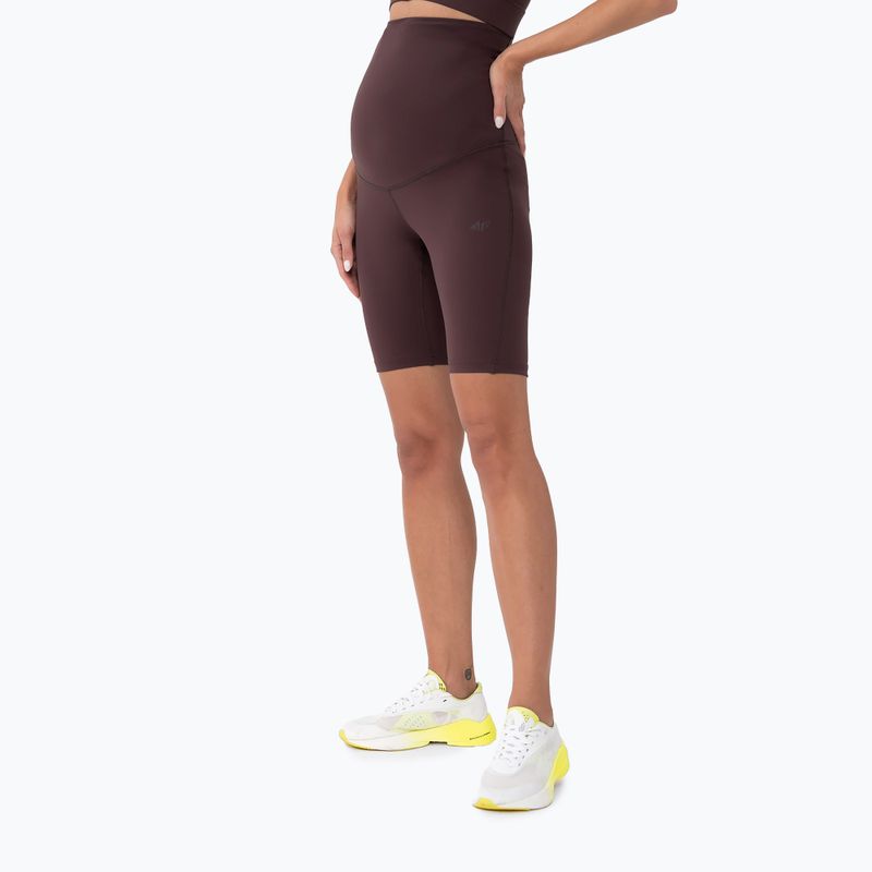 Pantaloni scurți pentru femei 4F F358 maro