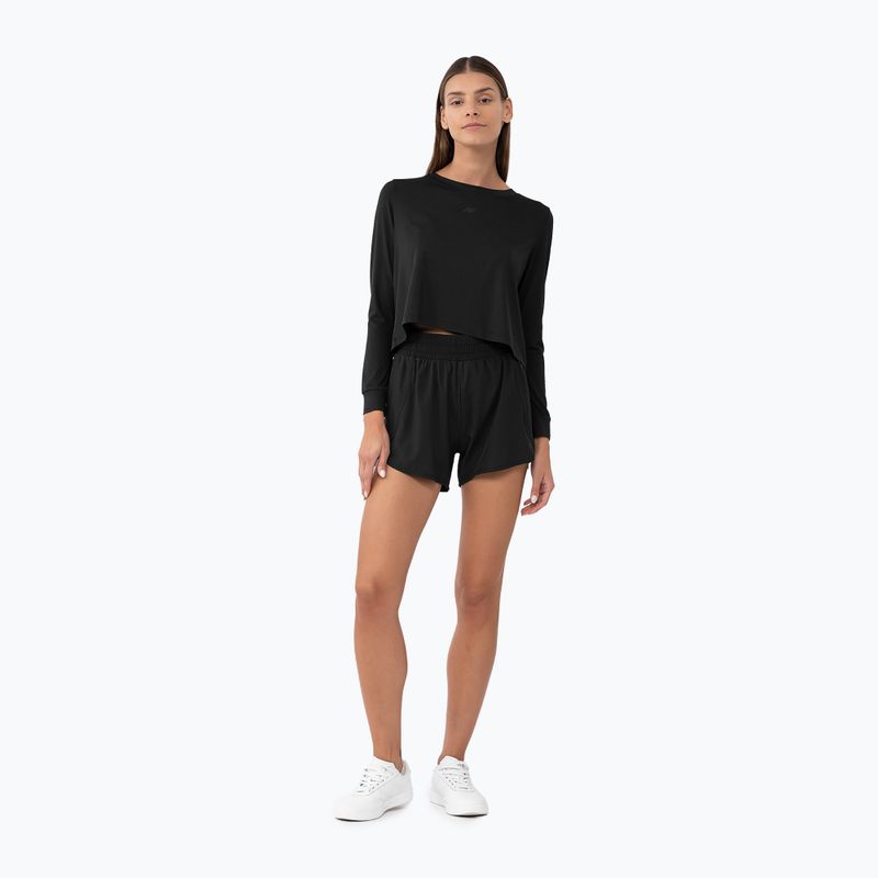 Pantaloni scurți pentru femei 4F F284 negru închis