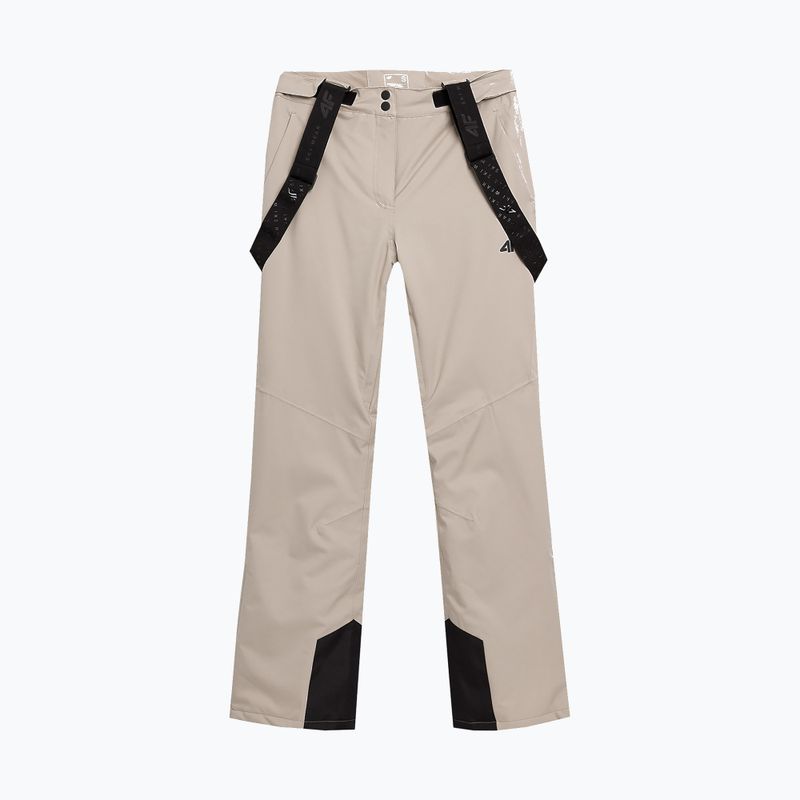 Pantaloni de schi pentru femei 4F F400 maro deschis 7