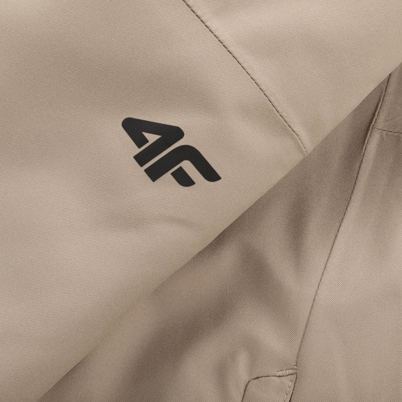 Pantaloni de schi pentru femei 4F F400 maro deschis 5