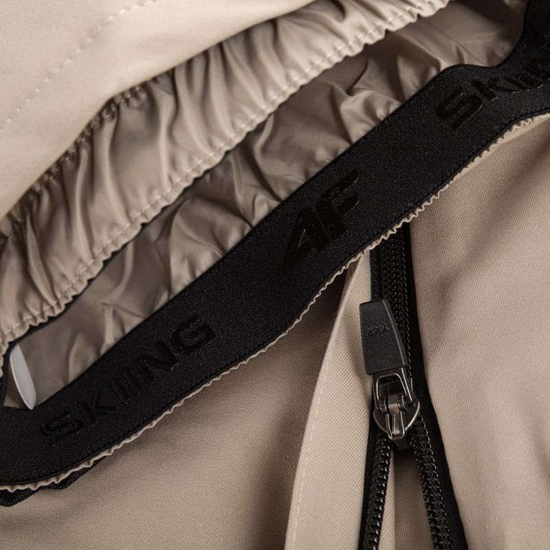 Pantaloni de schi pentru femei 4F F400 maro deschis 6