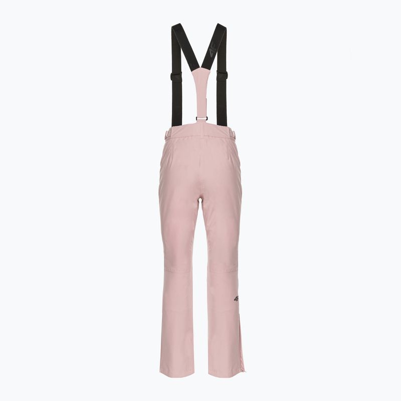 Pantaloni de schi pentru femei 4F F419 roz deschis 2