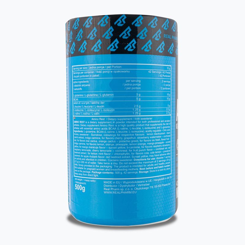 Aminoacizi Real Pharm Amino Rest 500g Orange 666572 2