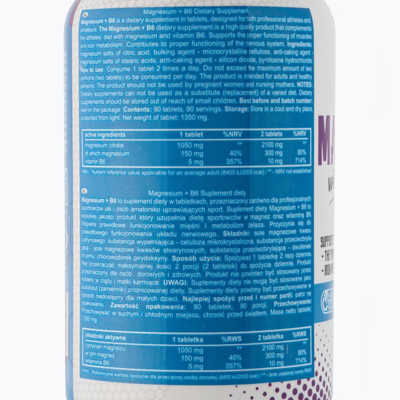 Magneziu Real Pharm Magnesium+B6 90 tablete 2
