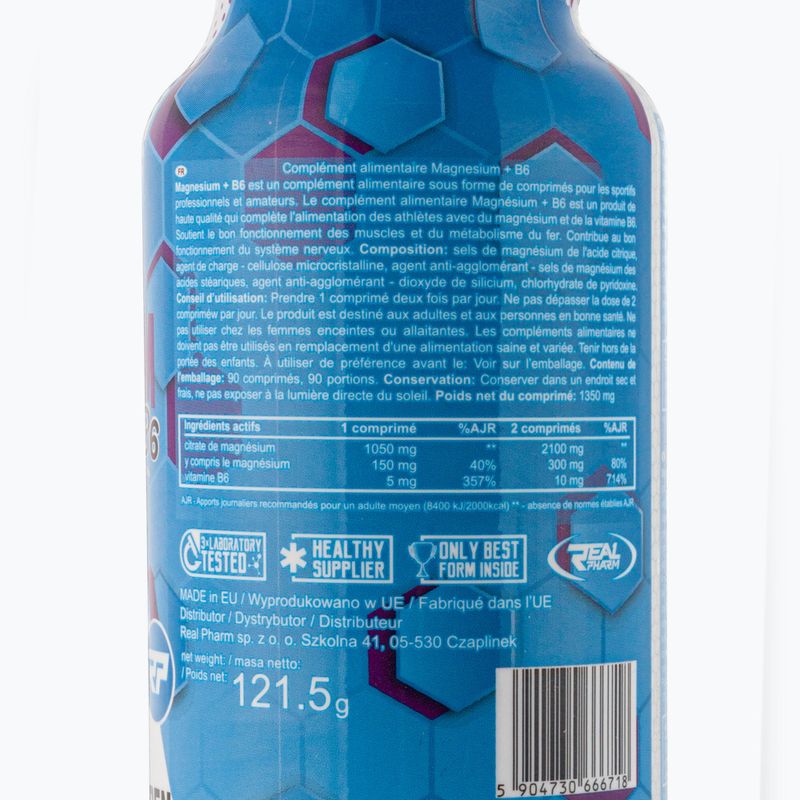 Magneziu Real Pharm Magnesium+B6 90 tablete 3