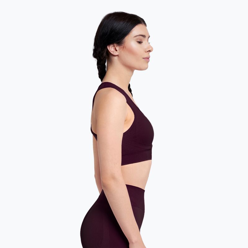 Sutien de fitness Gym Glamour Push Up Grape 322 3