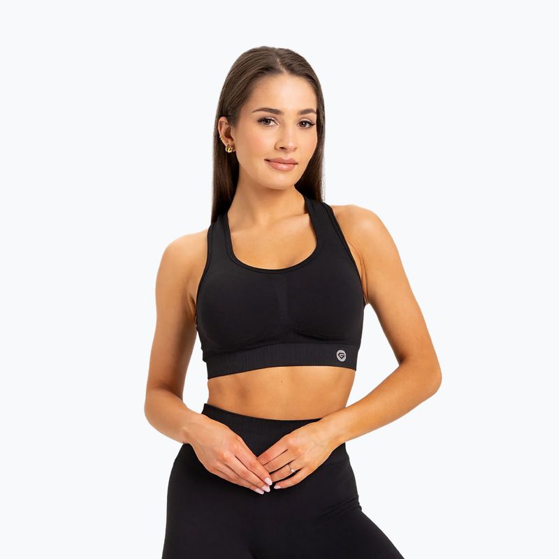 Sutien de fitness Gym Glamour Push Up Deep Black 319