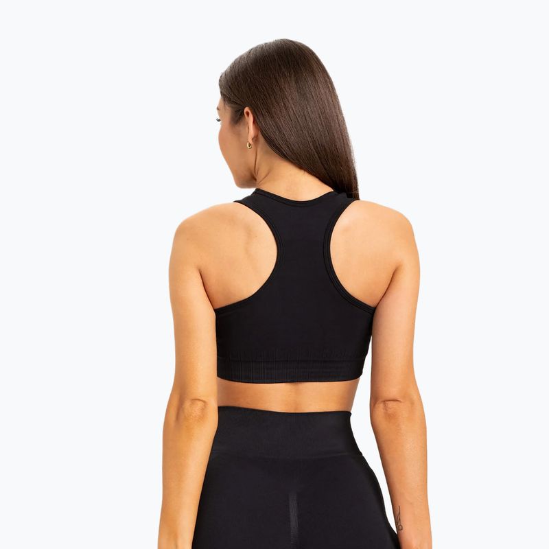Sutien de fitness Gym Glamour Push Up Deep Black 319 2