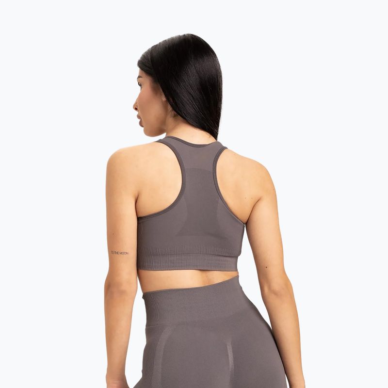 Sutien de fitness Gym Glamour Push Up Grey 402 2