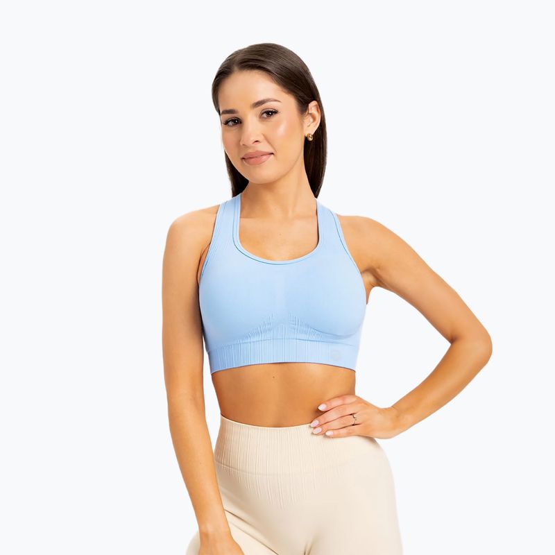 Sutien de fitness Gym Glamour Push Up Baby Blue 406 406