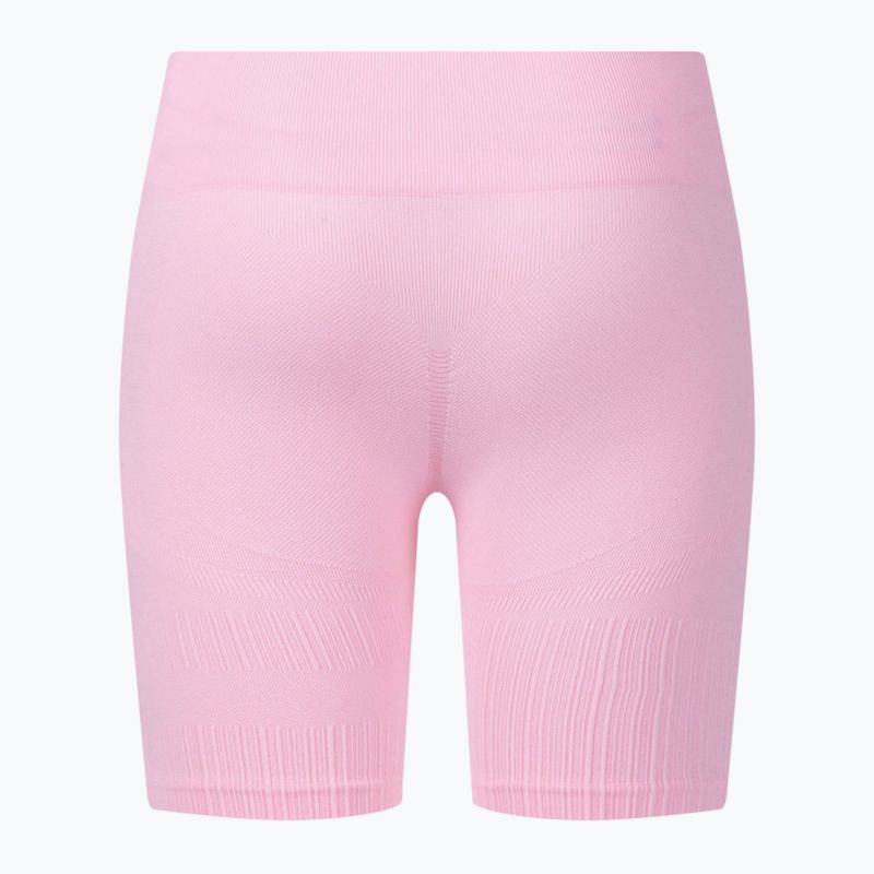 Colanți scurți de antrenament pentru femei Gym Glamour Push Up Candy Pink 410 6