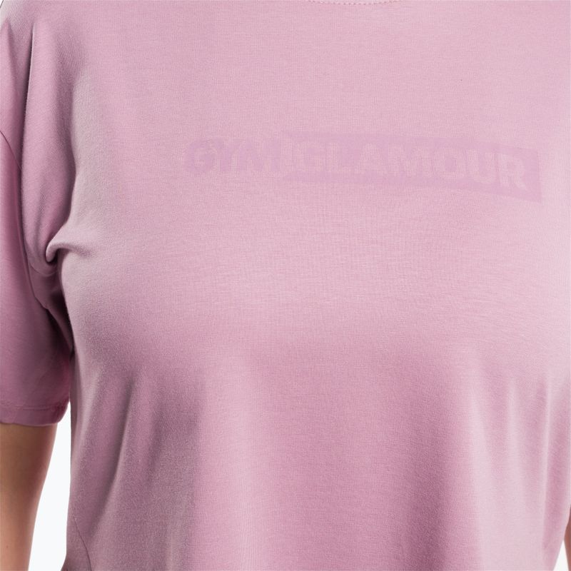 Tricou de antrenament pentru femei Gym Glamour Glamour Pink 418 4