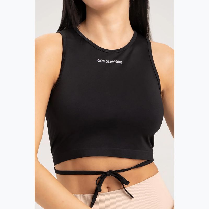 Maieu de antrenament pentru femei Gym Glamour Legat Black 440 3