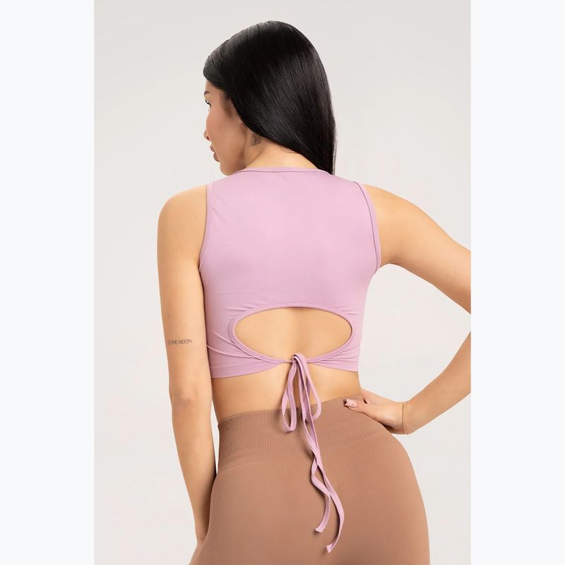 Maieu de antrenament pentru femei Gym Glamour Legat Pink 442 2