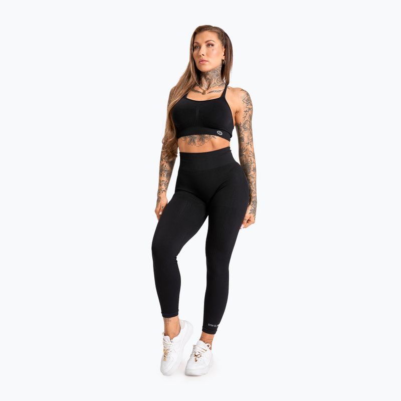 Colanți de antrenament pentru femei Gym Glamour Push Up 2.0 black 2