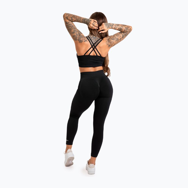 Colanți de antrenament pentru femei Gym Glamour Push Up 2.0 black 3