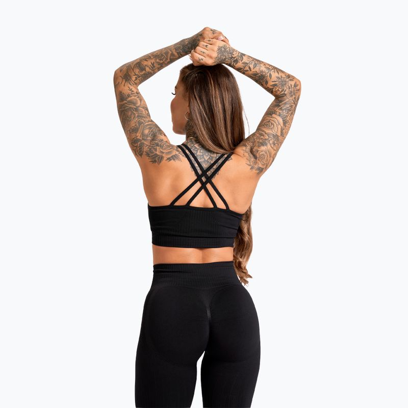 Colanți de antrenament pentru femei Gym Glamour Push Up 2.0 black 6