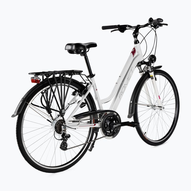 Bicicleta de trekking pentru femei Romet Gazela alb-violet R23A-TRE-28-17-2866A 3