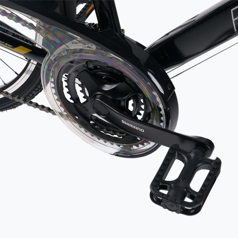 Bicicleta de trekking pentru femei Romet Gazela negru-galben R23A-TRE-28-19-2869A 10