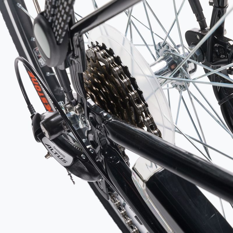 Bicicleta de trekking pentru femei Romet Gazela negru-galben R23A-TRE-28-19-2869A 12
