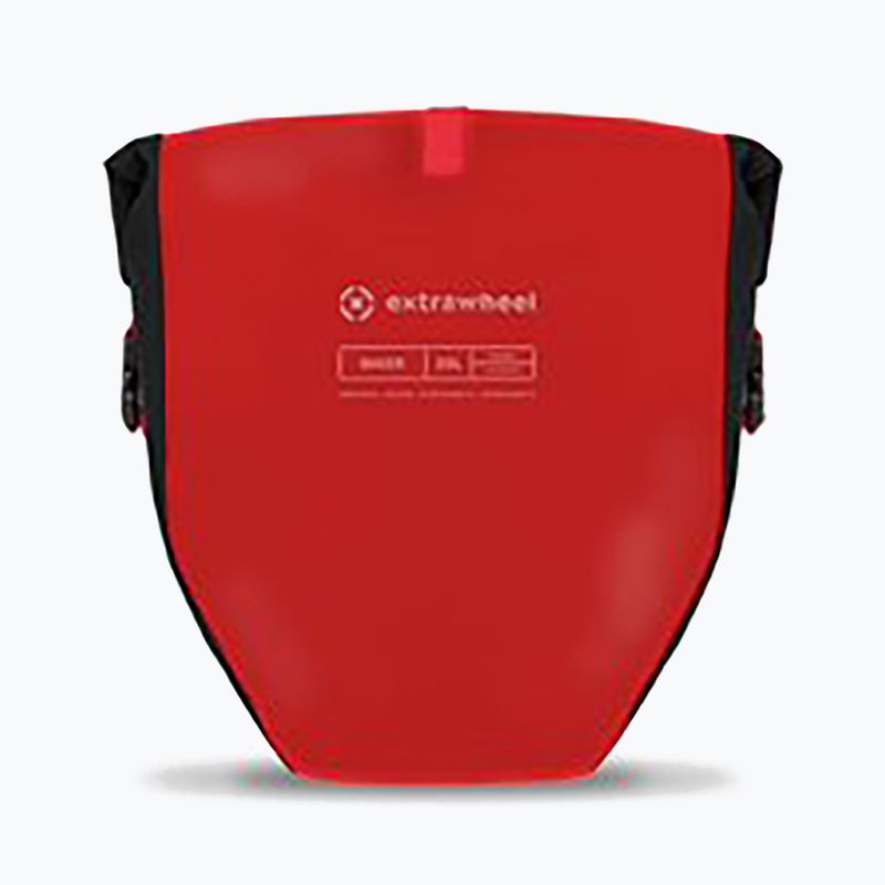 Genți de bicicletă Extrawheel Biker 25L 2 buc. negru-roșii E0119 3