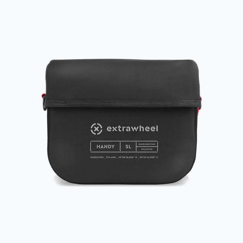 Geantă de bicicletă pentru ghidon Extrawheel Handy 5L neagră E0156 2