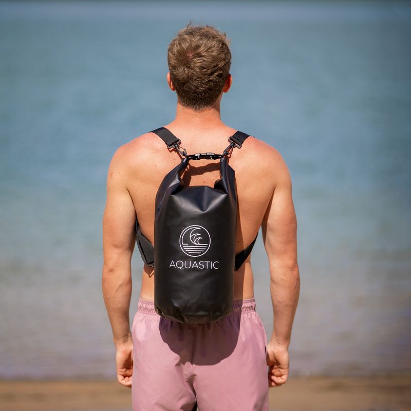 AQUASTIC WB20 20 L sac impermeabil negru HT-2225-3 6