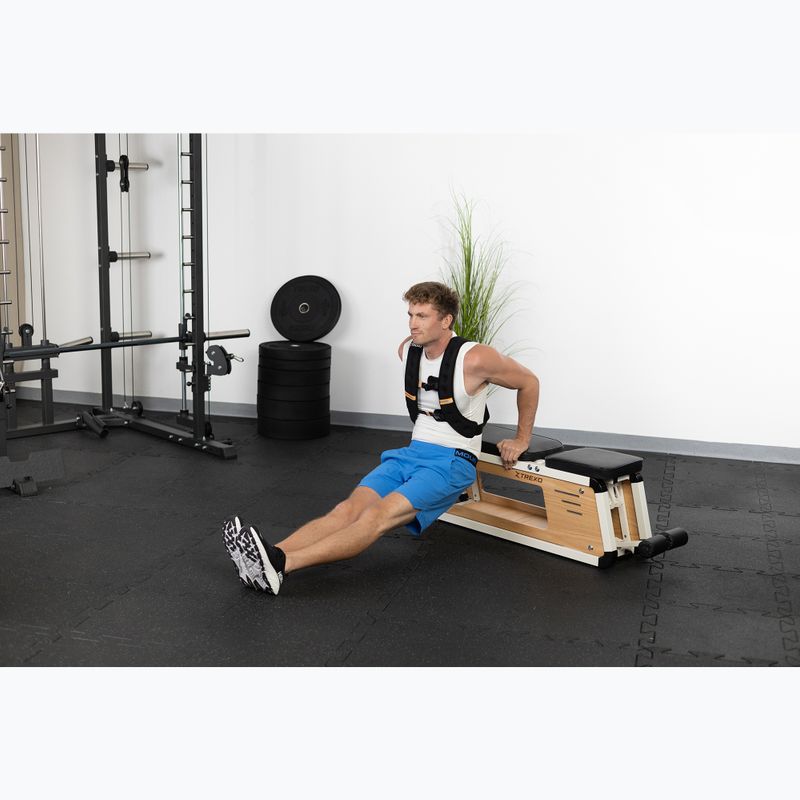 XTREXO gilet de antrenament cu greutăți negru WV-10 7