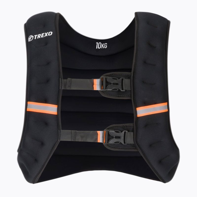 XTREXO gilet de antrenament cu greutăți negru WV-10