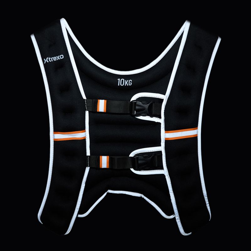 XTREXO gilet de antrenament cu greutăți negru WV-10 7