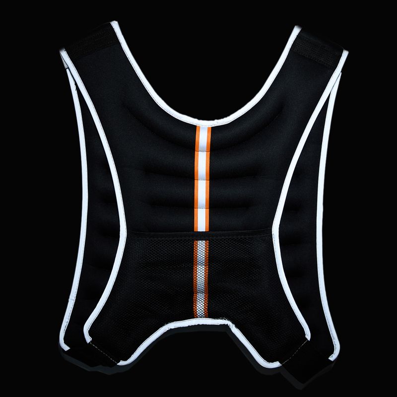 XTREXO gilet de antrenament cu greutăți negru WV-10 8