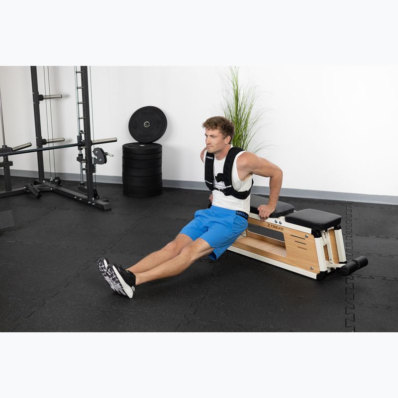 XTREXO veste de antrenament cu greutăți negru WV-08 7