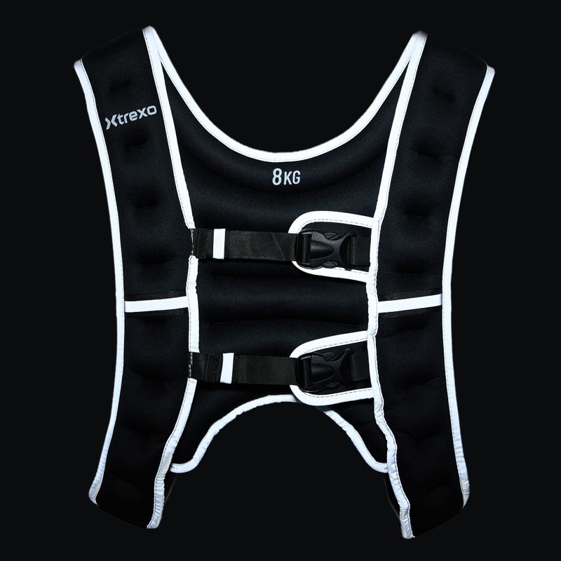 XTREXO veste de antrenament cu greutăți negru WV-08 7