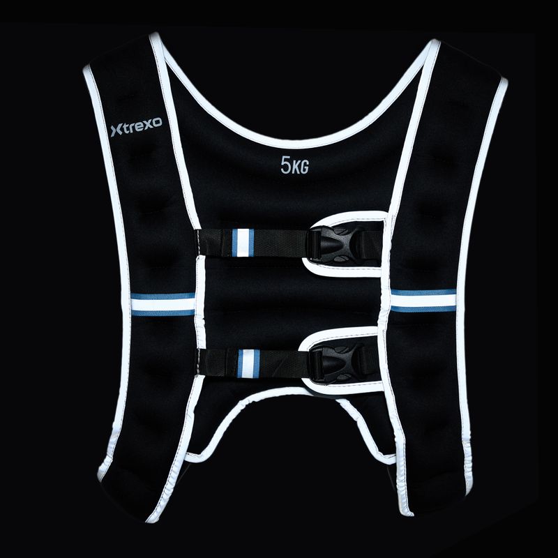 XTREXO veste de antrenament cu greutăți negru WV-05 7