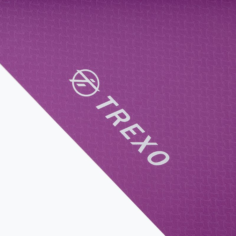 Covoraș de yoga TREXO TPE 2 6 mm roz YM-T02R 3