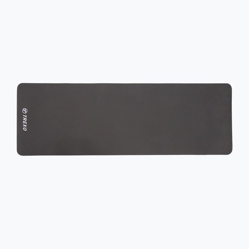 Covoraș de yoga TREXO TPE 6 mm negru YM-T01C 2