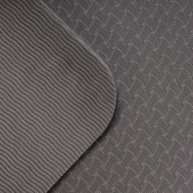 Covoraș de yoga TREXO TPE 6 mm negru YM-T01C 4