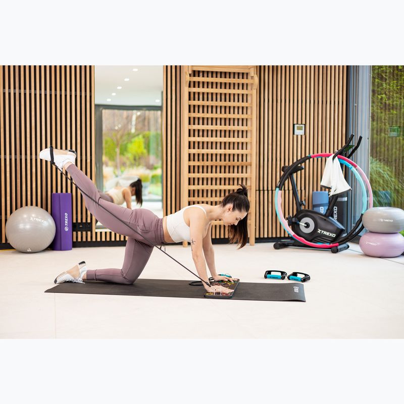 XTREXO PVC 6 mm yoga mat negru YM-P01C 4