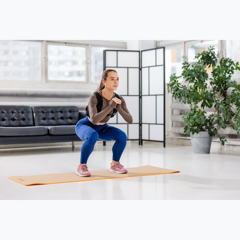 XTREXO Covoraș de yoga TPE plută 6 mm portocaliu YM-C01P 6