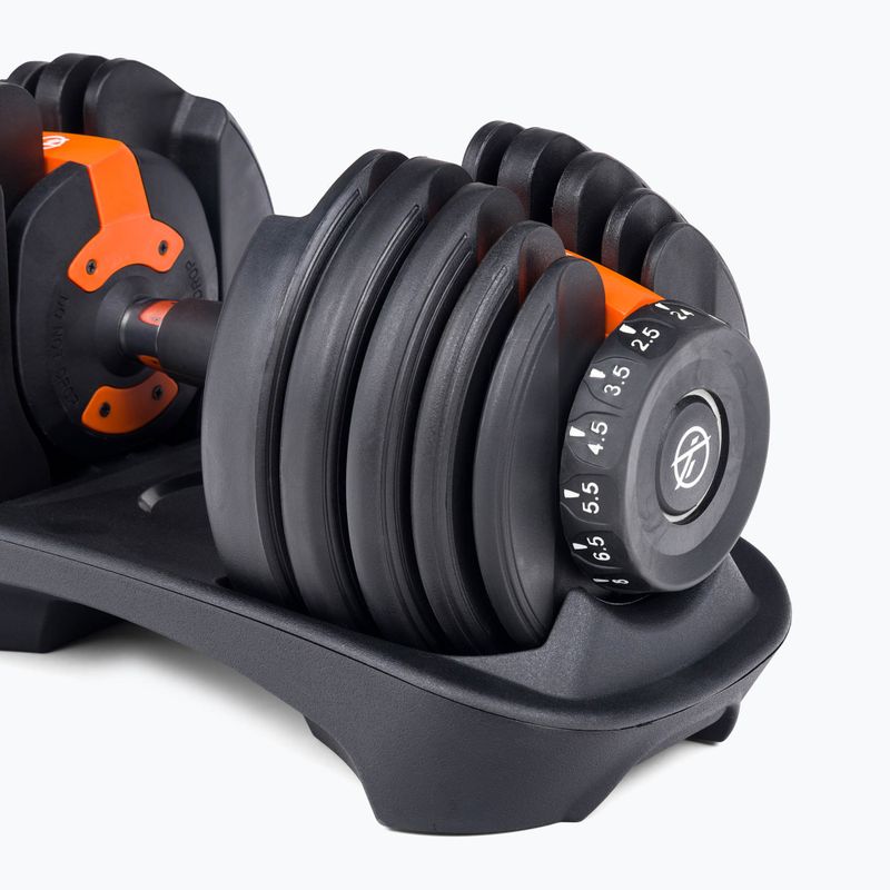 Halteră ajustabilă XTREXO 24 kg neagră ADT-24 4