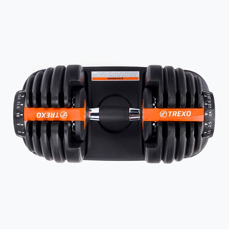 Halteră ajustabilă XTREXO 24 kg neagră ADT-24 5